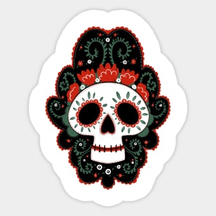 Dia De Muertos, Day of the Dead - La Mujer Sticker